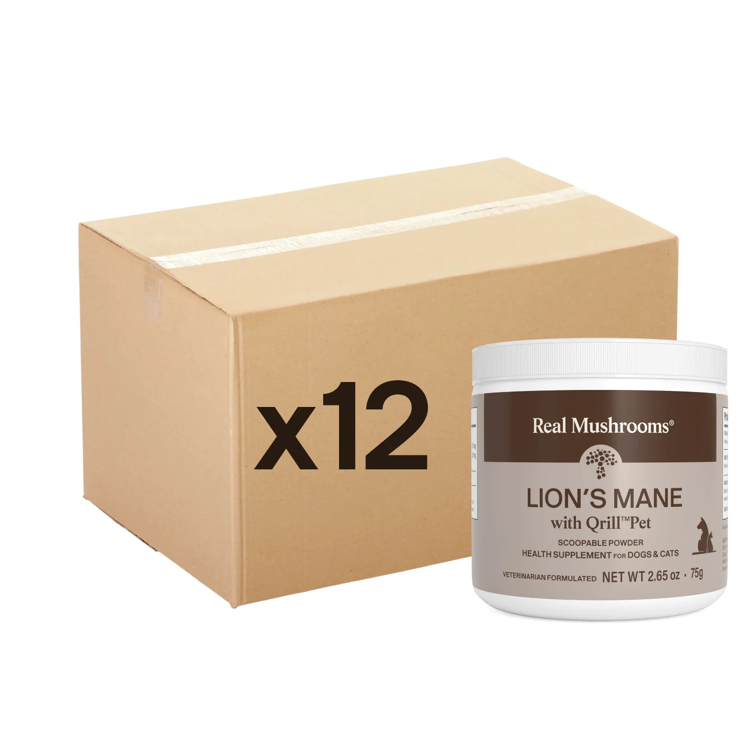 Lion's Mane with Qrill™ Pet - 12 Units