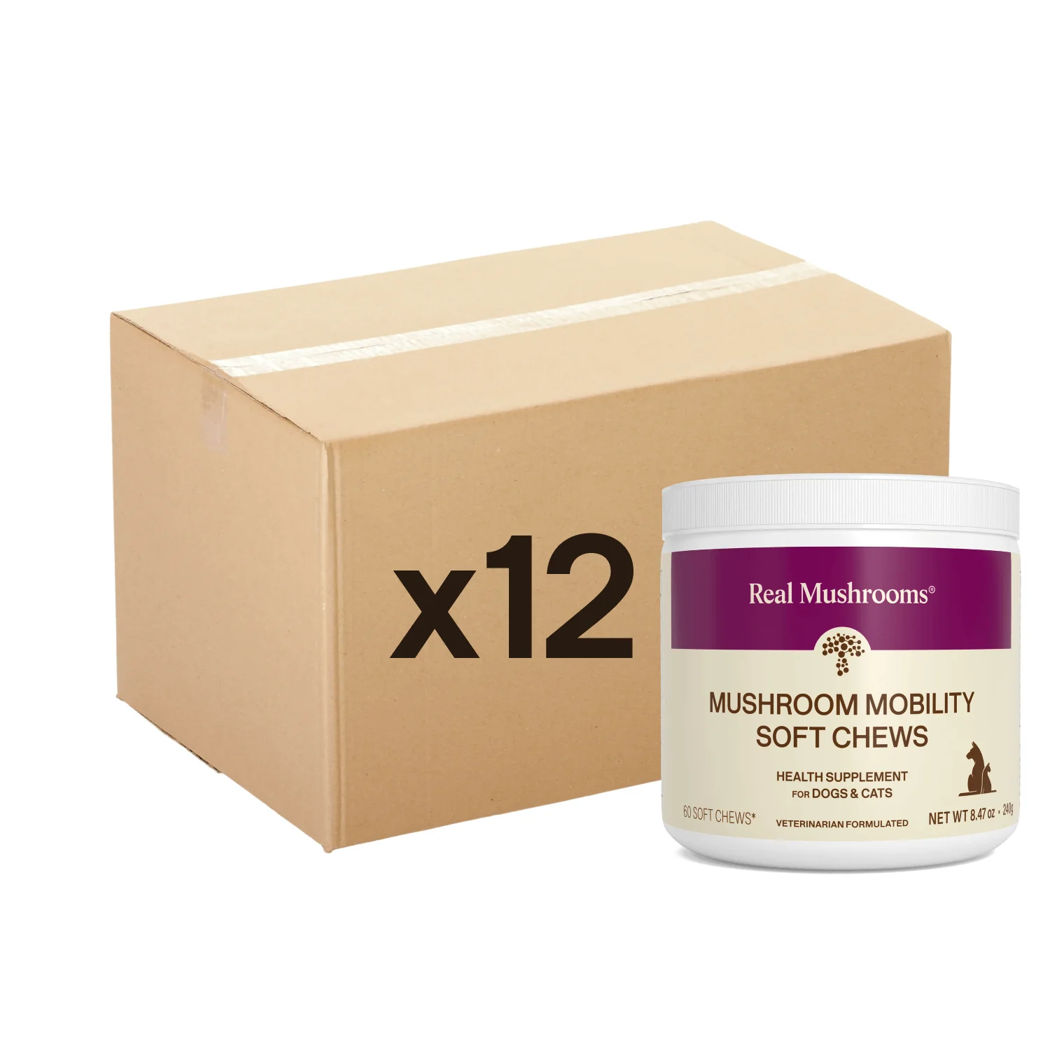 Mushroom Mobility Pet Chews - 12 Units
