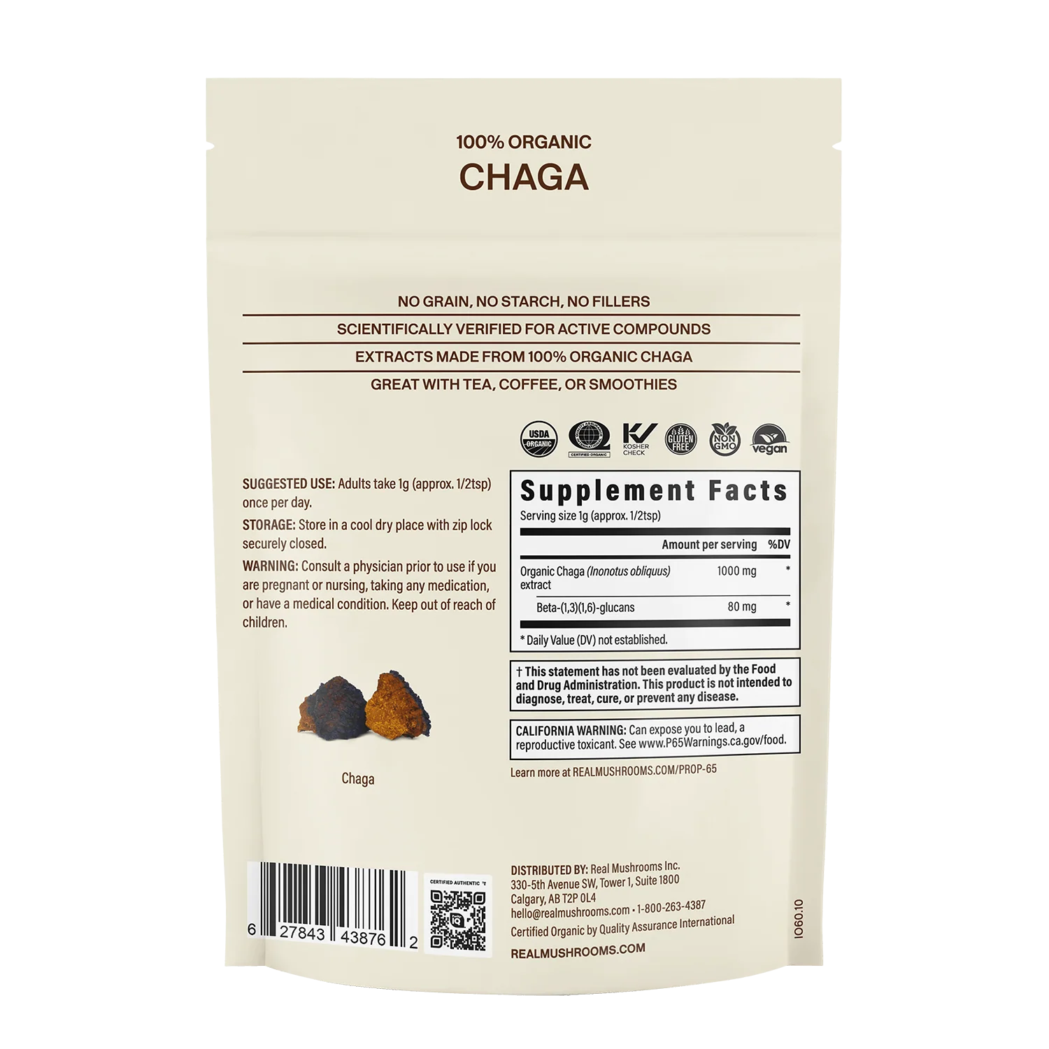 Organic Chaga Extract Powder - Image 14