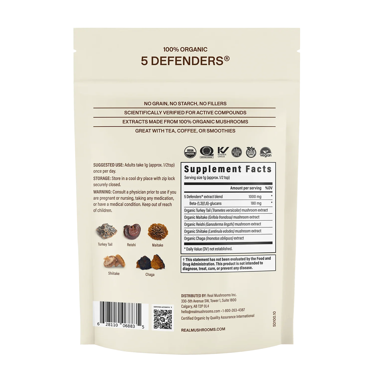 5 Defenders® Organic Mushroom Complex – Bulk Powder - Image 14