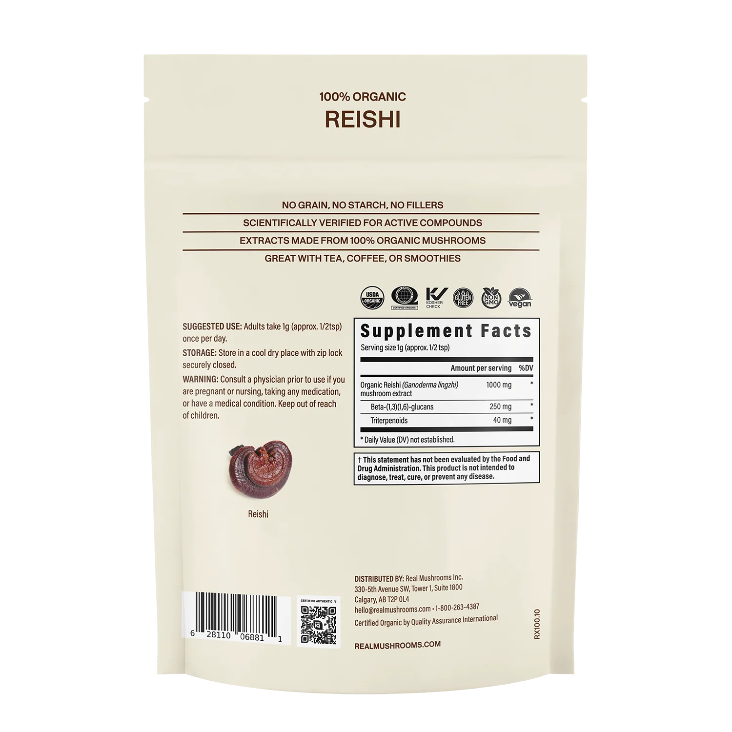Organic Reishi Mushroom Powder – Bulk Extract - Image 14